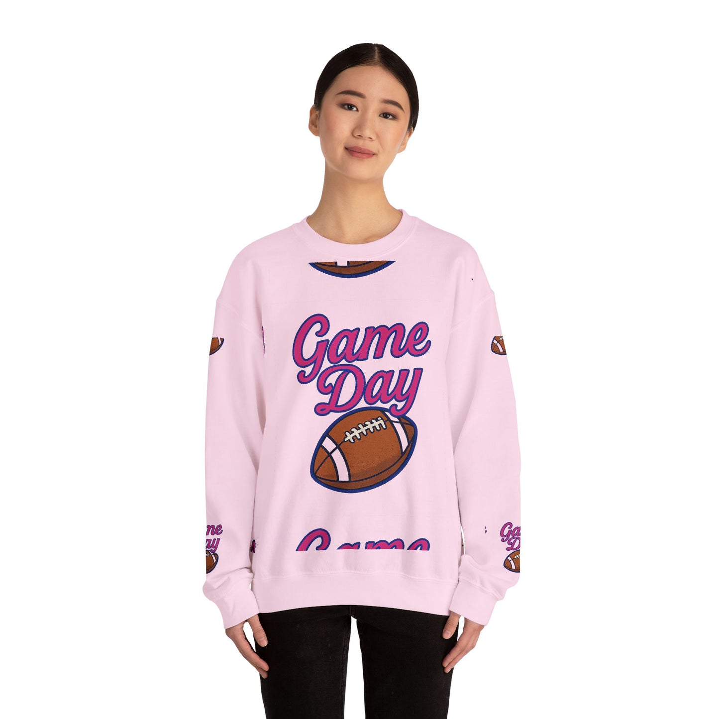 Game Day Unisex Crewneck Sweatshirt | Perfect for Football Fans, Game Day Spirit Wear, Casual Style, Gift for Sports Lovers