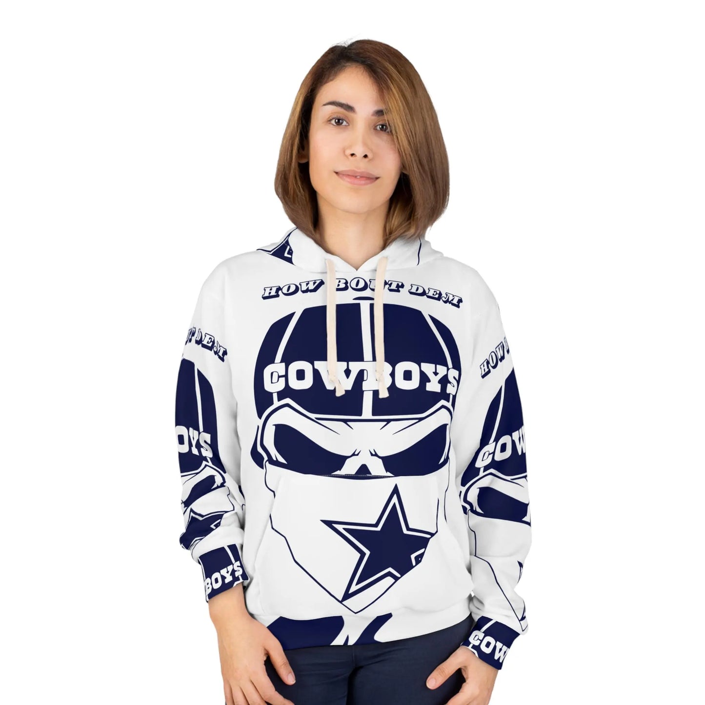 Dallas Football Collage Hoodie | Cowboys Team Spirit Sweatshirt | Game Day Fan Gear | Unisex Football Hoodie®
