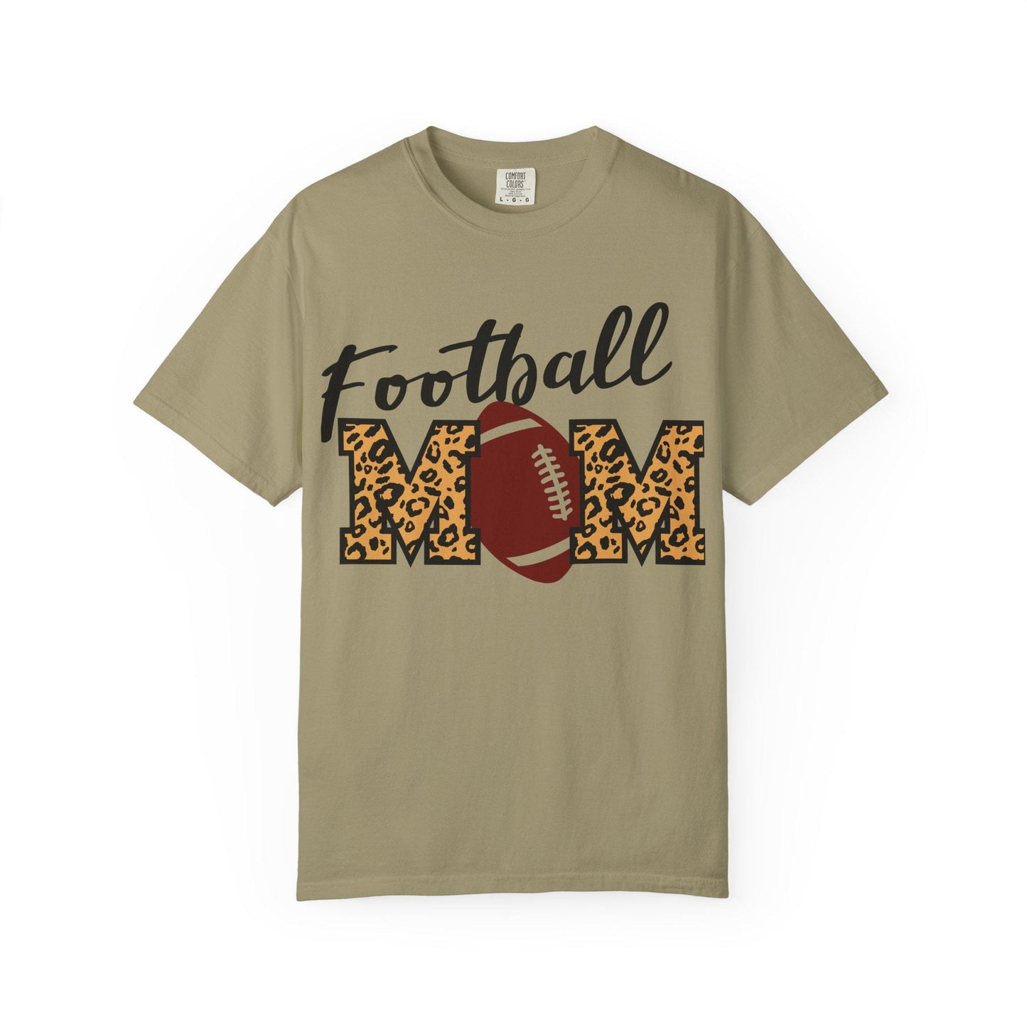 Leopard Football Mom T-Shirt: Game Day Team Spirit Tee®