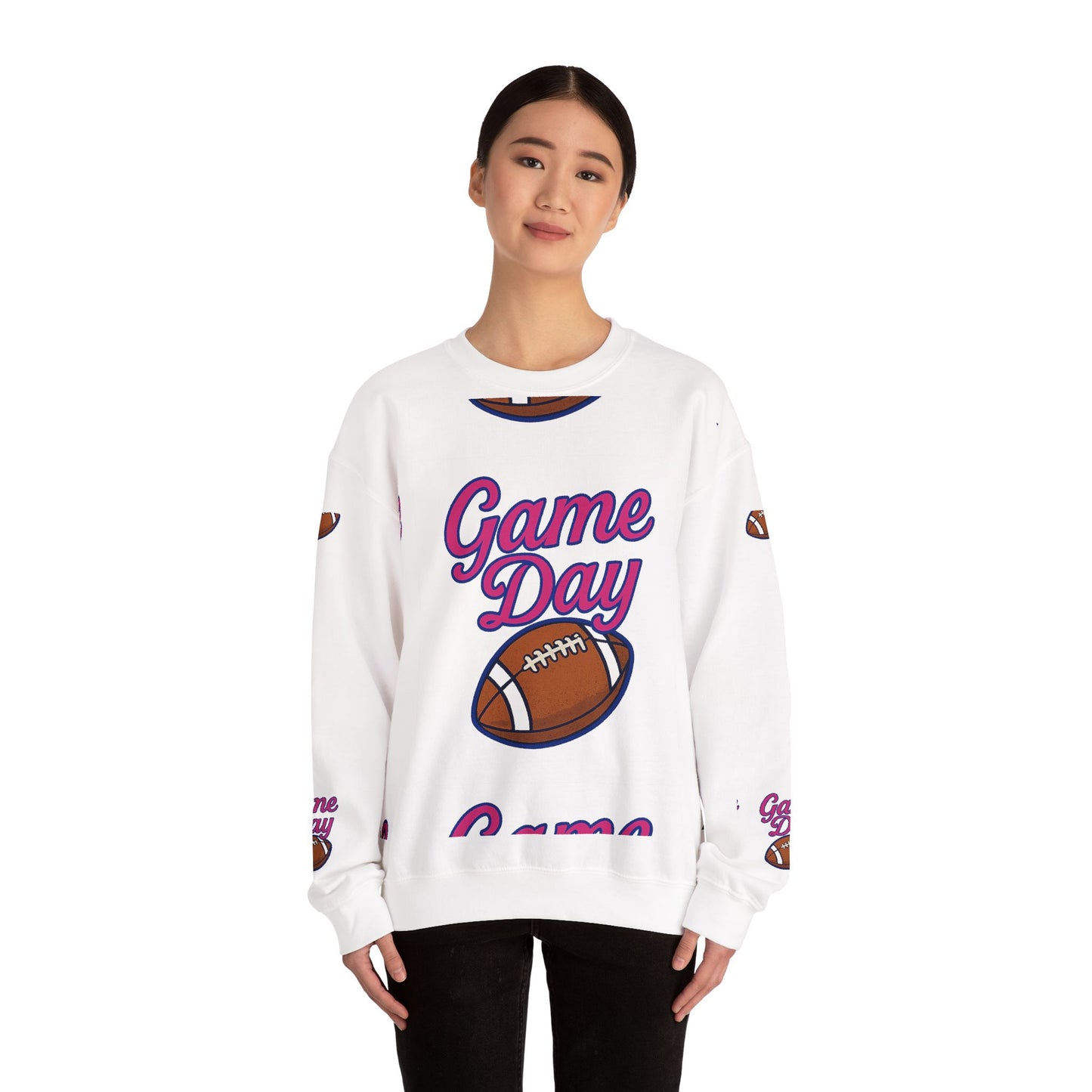 Game Day Unisex Crewneck Sweatshirt | Perfect for Football Fans, Game Day Spirit Wear, Casual Style, Gift for Sports Lovers