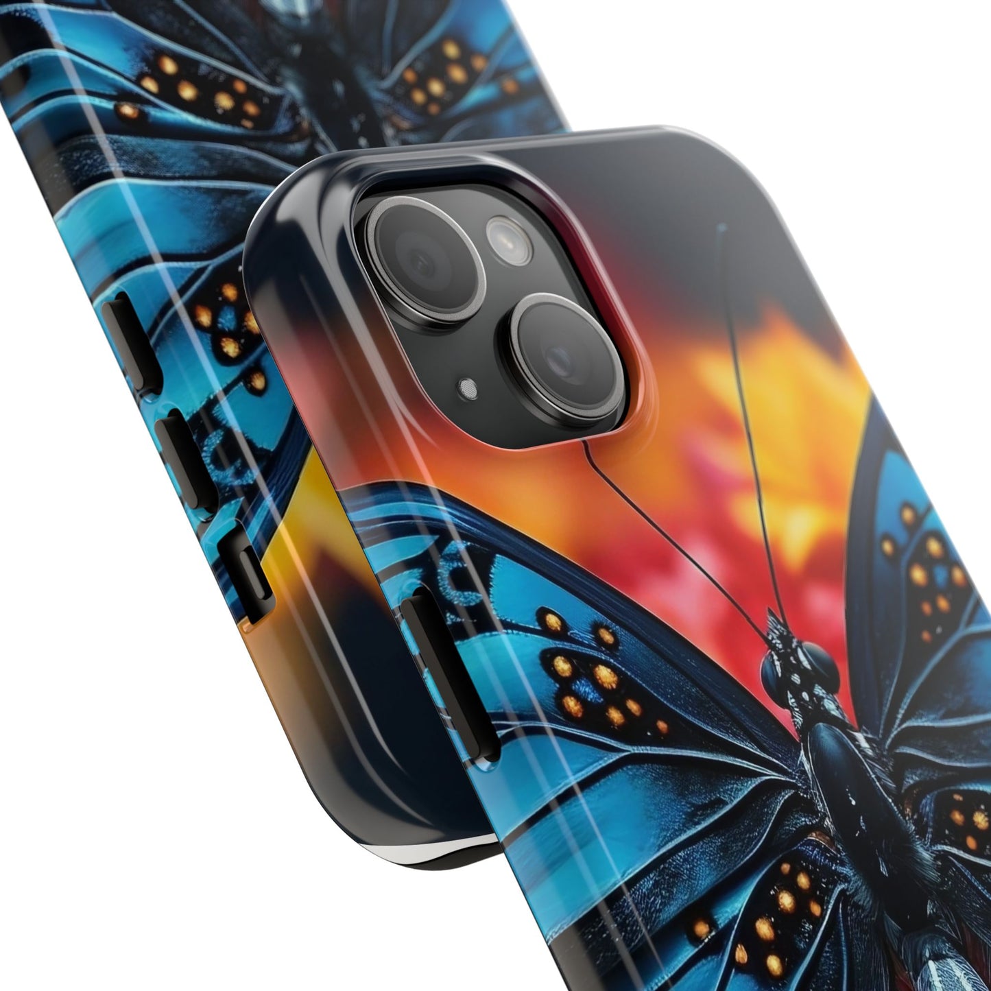 Butterfly Lover Tough Phone Case, Insect Lovers Fashion Statement, Conversation Piece, Butterfly Phone Cover, Bug Enthusiast Gift, Nature