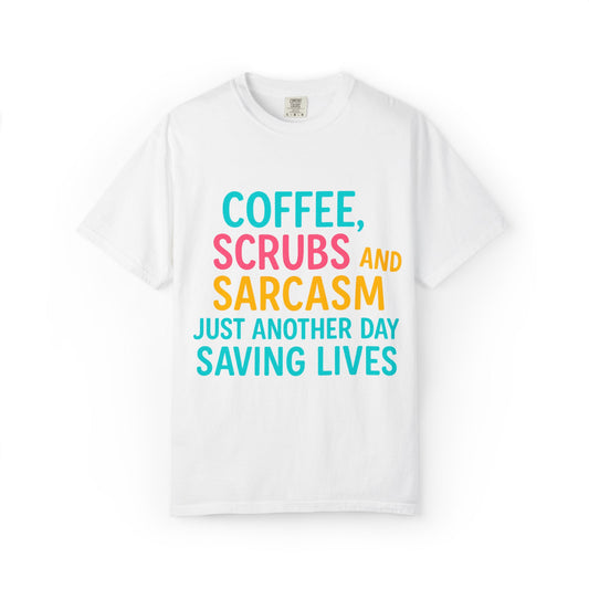 Healthcare Heroes Unisex T-shirt, Nurse Life Scrub Techs Med Techs Doctors Nurses Funny Quotes, Healthcare Gifts, Healthcare Worker