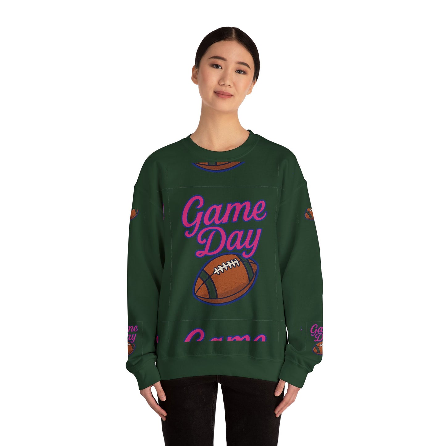 Game Day Unisex Crewneck Sweatshirt | Perfect for Football Fans, Game Day Spirit Wear, Casual Style, Gift for Sports Lovers