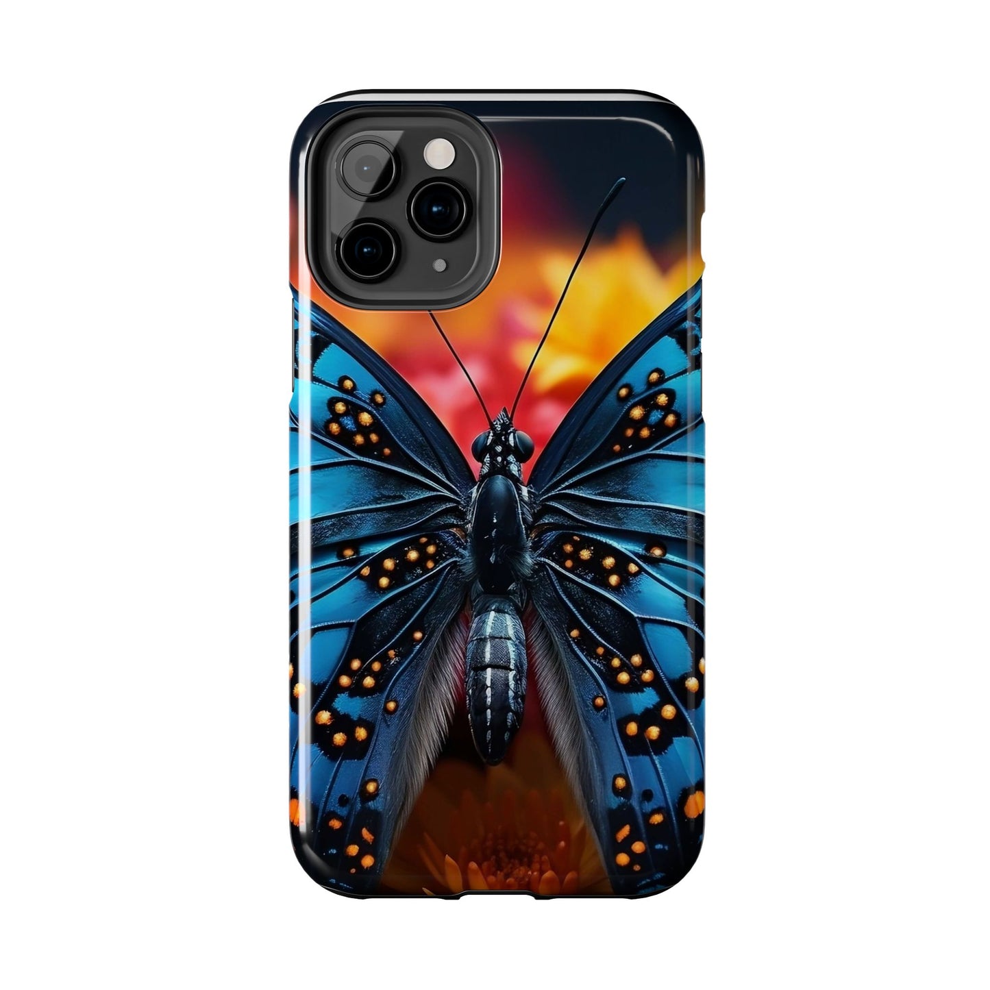 Butterfly Lover Tough Phone Case, Insect Lovers Fashion Statement, Conversation Piece, Butterfly Phone Cover, Bug Enthusiast Gift, Nature