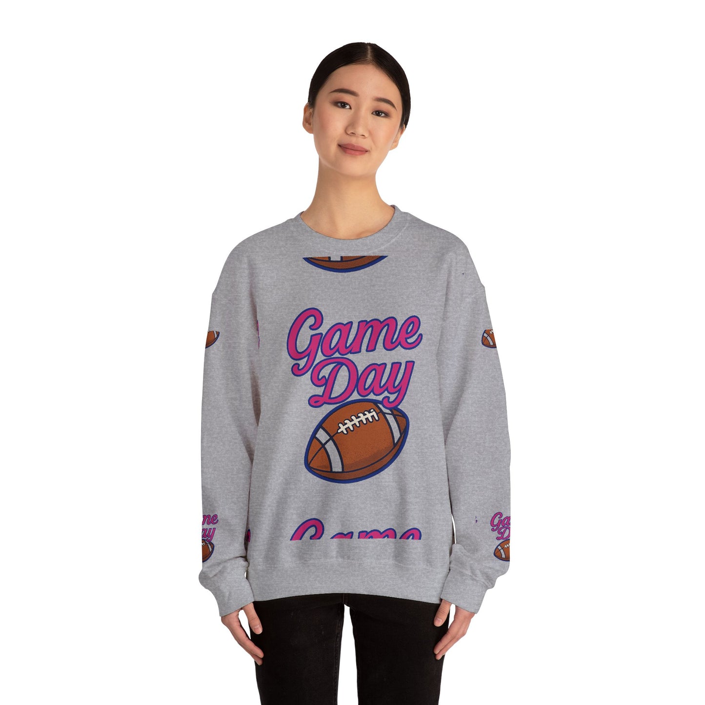 Game Day Unisex Crewneck Sweatshirt | Perfect for Football Fans, Game Day Spirit Wear, Casual Style, Gift for Sports Lovers