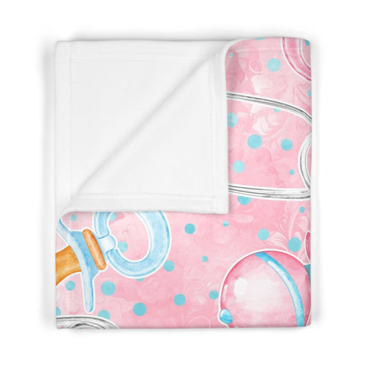 Soft Fleece Blanket for Newborns, Baby Shower Gift, Nursery Decor, Gentle Bedding, Gender Neutral Gift