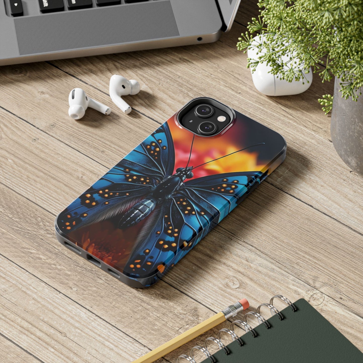 Butterfly Lover Tough Phone Case, Insect Lovers Fashion Statement, Conversation Piece, Butterfly Phone Cover, Bug Enthusiast Gift, Nature