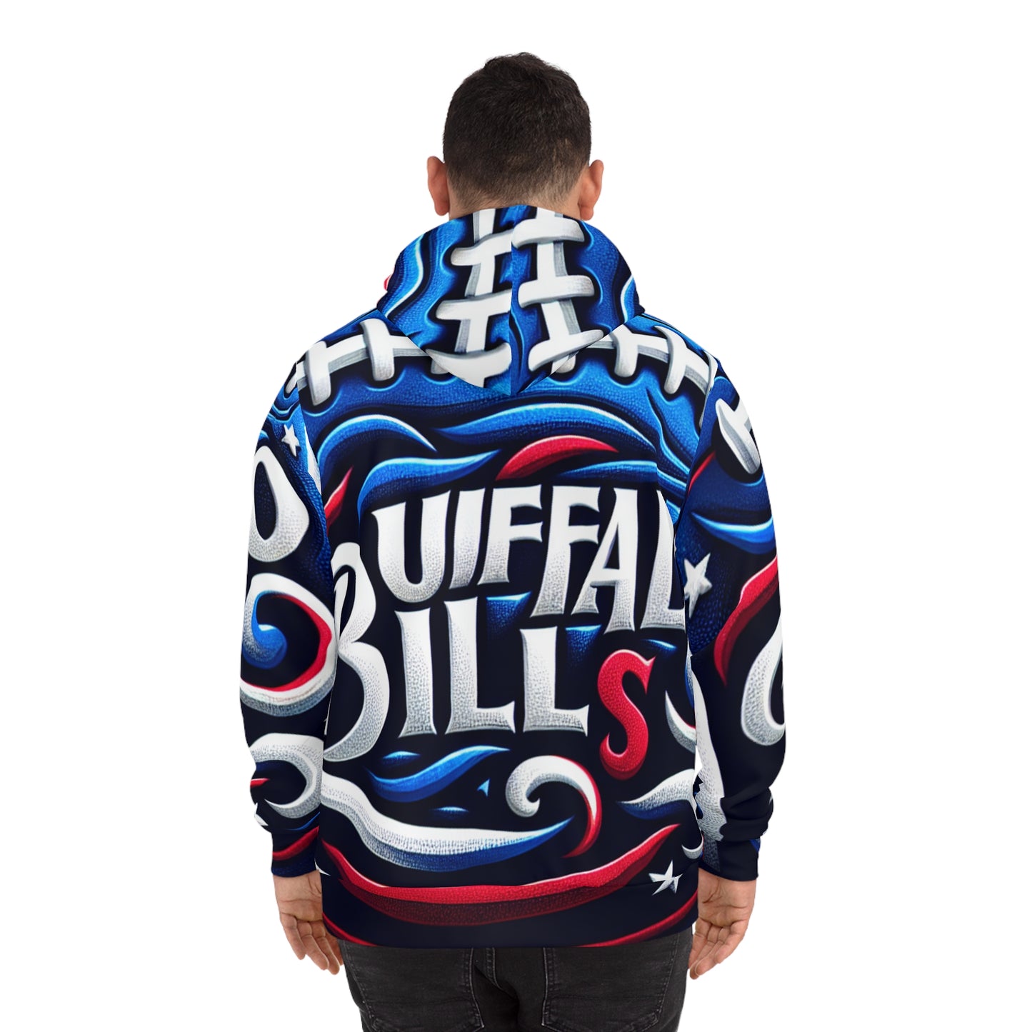 Buffalo Football Collage Hoodie | Bills Team Spirit Sweatshirt | Game Day Fan Gear | Unisex Football Hoodie