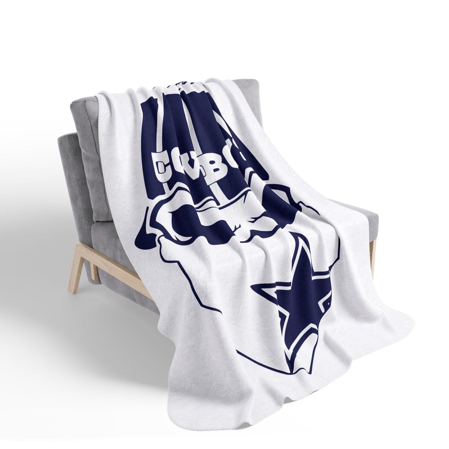 Dallas Cowboys Sherpa Blanket: NFL Football Throw, Game Day Decor®