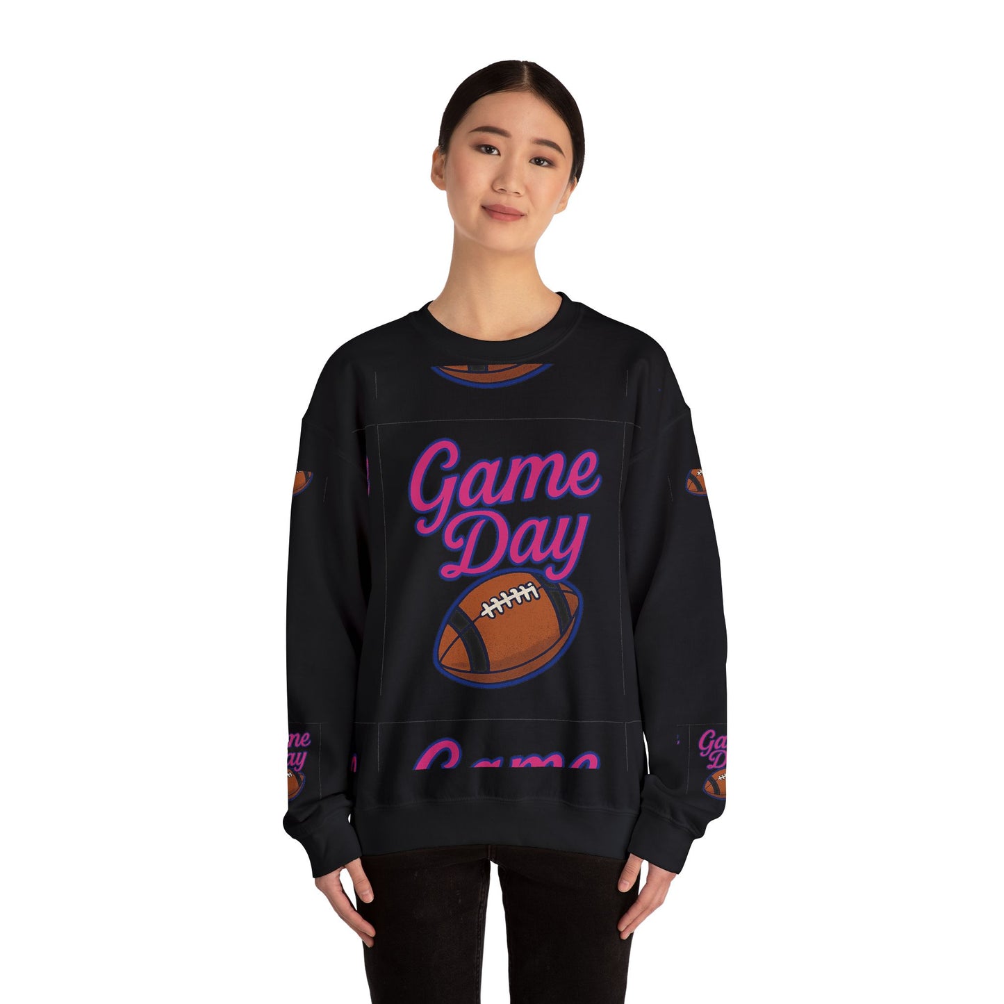Game Day Unisex Crewneck Sweatshirt | Perfect for Football Fans, Game Day Spirit Wear, Casual Style, Gift for Sports Lovers