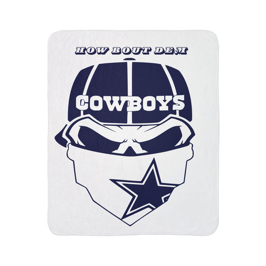 Dallas Cowboys Sherpa Blanket: NFL Football Throw, Game Day Decor®