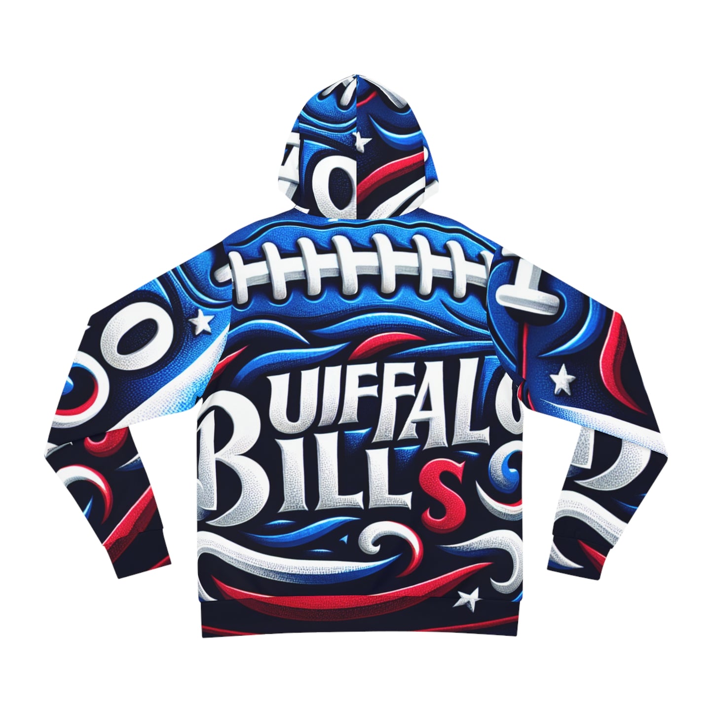 Buffalo Football Collage Hoodie | Bills Team Spirit Sweatshirt | Game Day Fan Gear | Unisex Football Hoodie