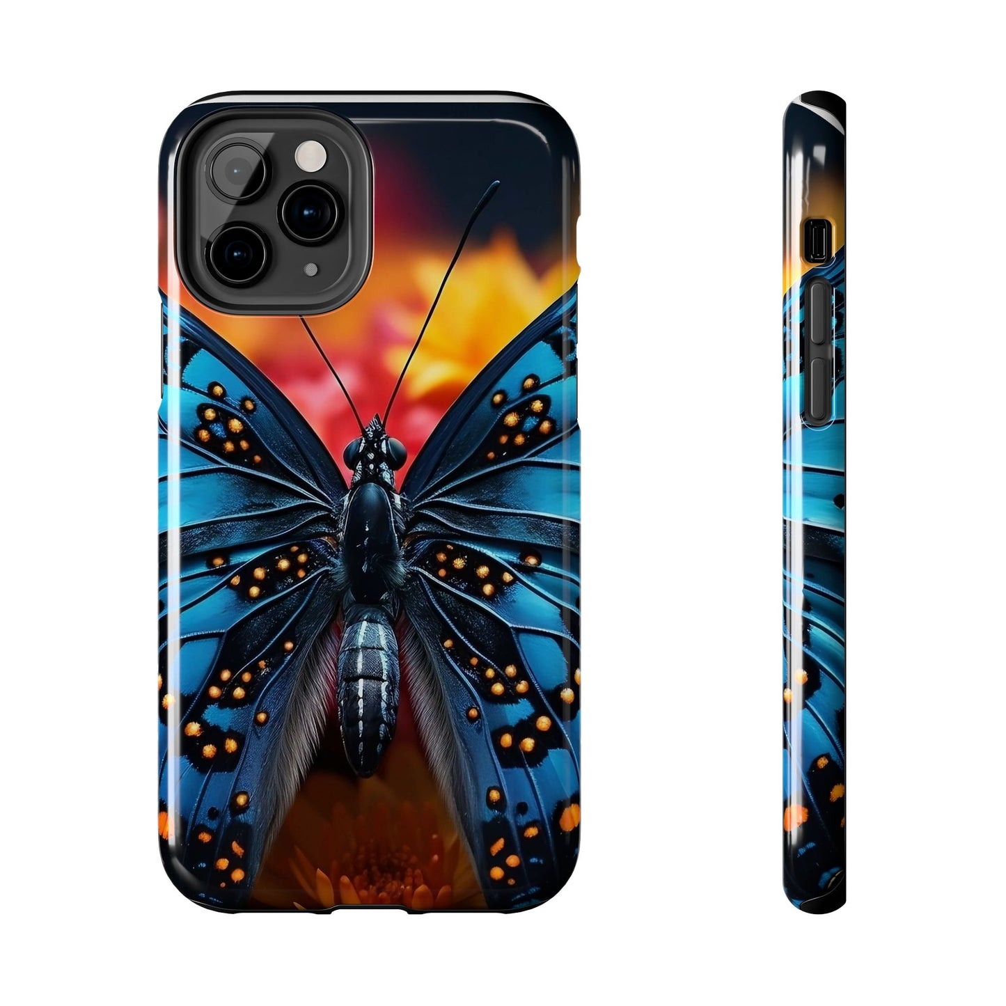 Butterfly Lover Tough Phone Case, Insect Lovers Fashion Statement, Conversation Piece, Butterfly Phone Cover, Bug Enthusiast Gift, Nature