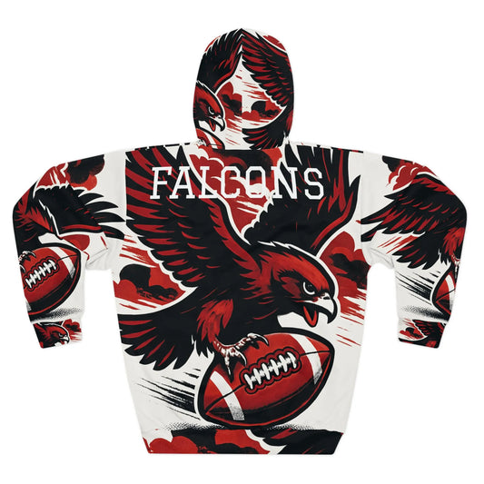 Atlanta Football Collage Hoodie | Falcons Team Spirit Sweatshirt | Game Day Fan Gear | Unisex Football Hoodie®