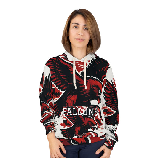 Atlanta Football Collage Hoodie | Falcons Team Spirit Sweatshirt | Game Day Fan Gear | Unisex Football Hoodie®