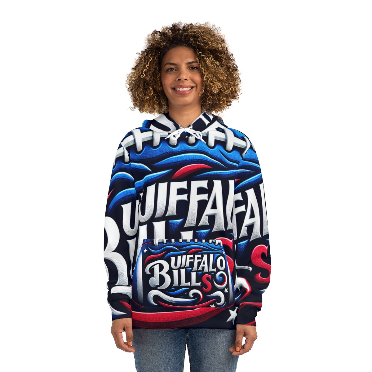 Buffalo Football Collage Hoodie | Bills Team Spirit Sweatshirt | Game Day Fan Gear | Unisex Football Hoodie