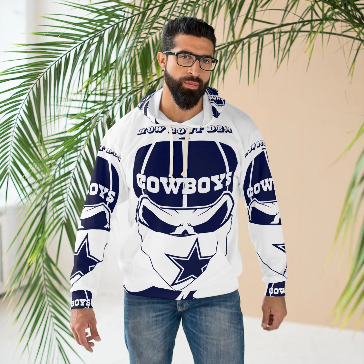 Dallas Football Collage Hoodie | Cowboys Team Spirit Sweatshirt | Game Day Fan Gear | Unisex Football Hoodie®